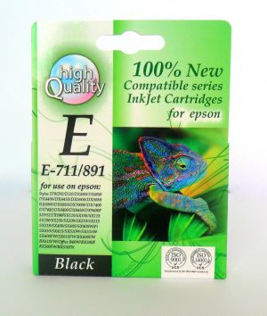 EPSON Съвместим T0711 High Capacity Black In 