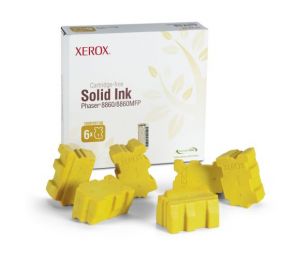 Изкупуване на тонер за XEROX Genuine Solid Ink Yellow, Phaser 8860/8860MFP (6 Sticks)